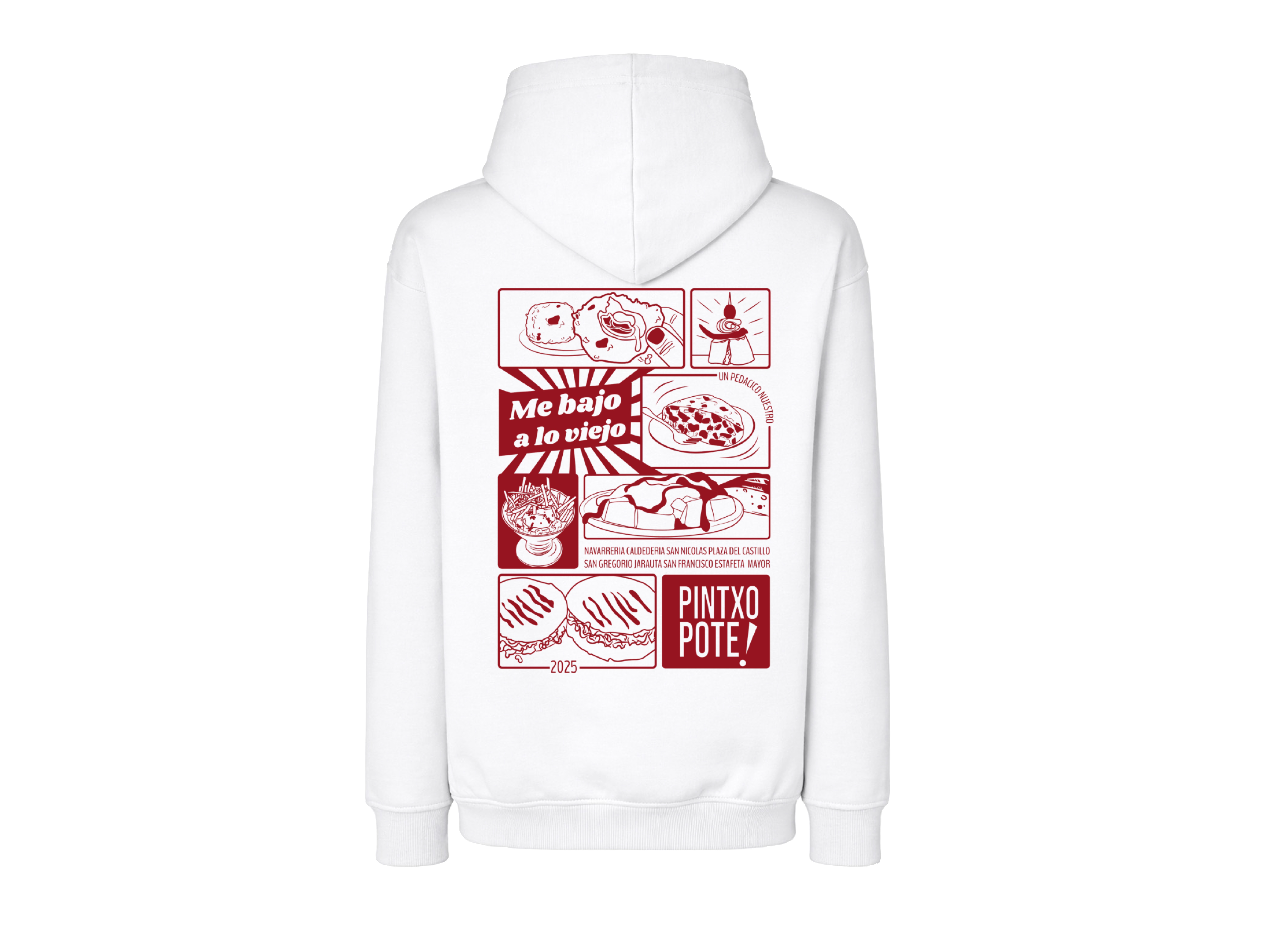 Sudadera comic blanca