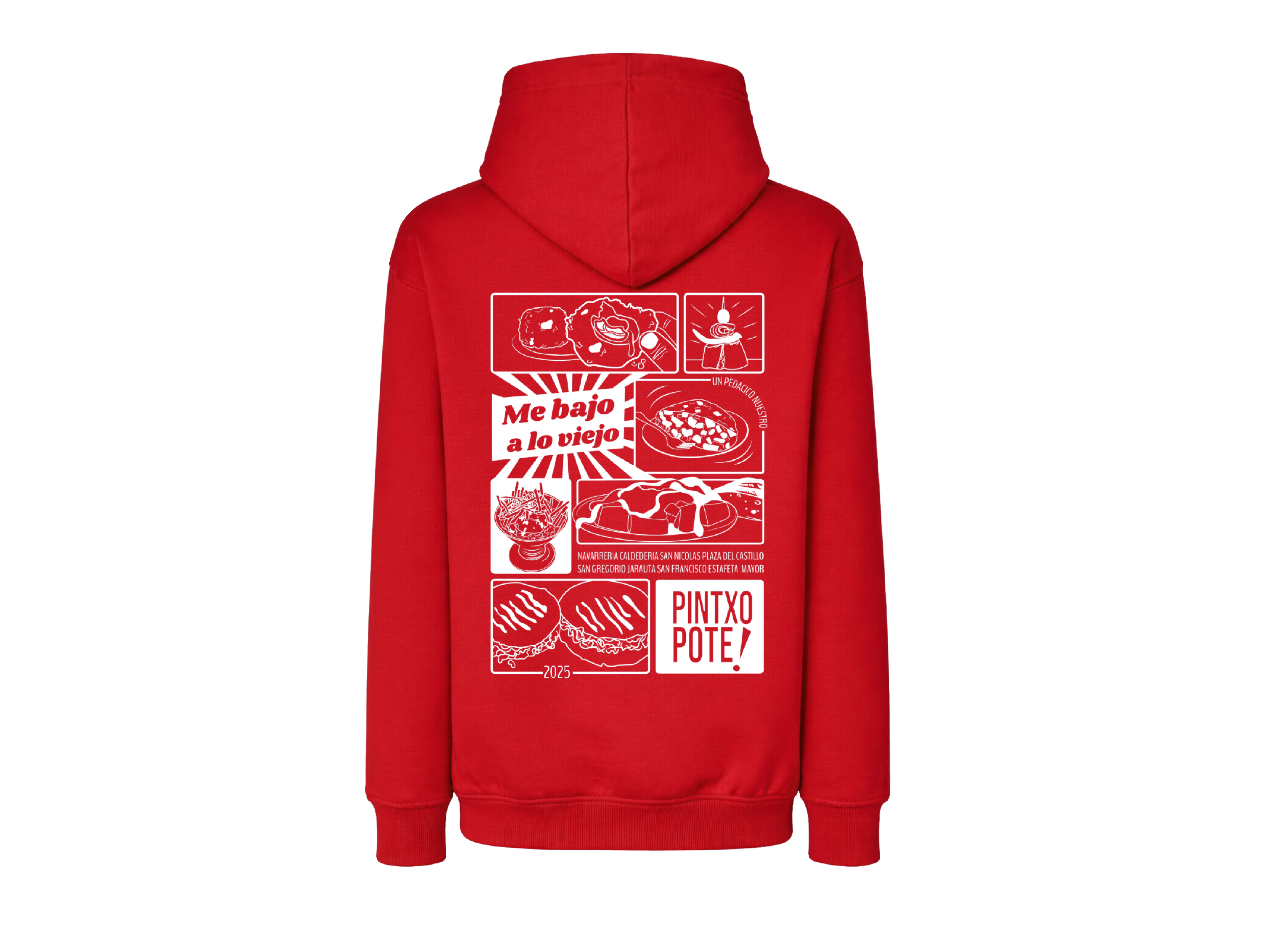 Sudadera Comic roja